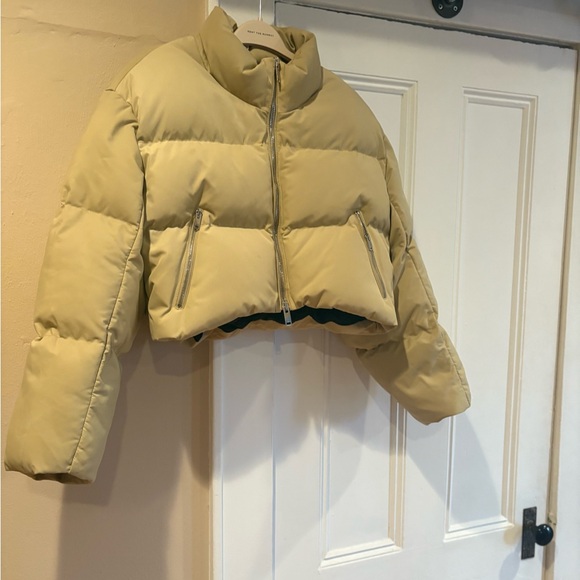 KHAITE Cropped Tan Puffer Jacket - Picture 7 of 11